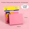 Foglietti adesivi rosa 76x100mm 100 fogli per ufficio e cancelleria per la scuola - 76*100mm / Rosa