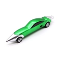 Green and silver race car ballpoint pen for students with creative sport car design - Green