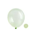 Semi-transparent crystal green round latex balloon for birthday and wedding party decor - 5 Inch / 200 Pcs / Crystal Green