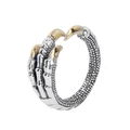 Vintage Punk Drachenkralle Ring mit silbernen Schuppen und goldenen Krallen - Einstellbar Offen / Gold