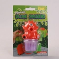 Pooping Slime Sucker Monster-Spielzeug in Rot mit lila Schleim in Einzelhandelsverpackung - Erbrechendes rotes Monster 90g