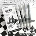 Detail of 4-piece grey metaverse pens with 0.5mm ST tip and soft sponge grip - Gray Metaverse - 4Pcs/Box
