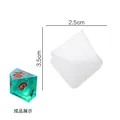 Moule en silicone pour dés D10 DIY avec dimensions de 3,5 cm de hauteur pour résine - Dés n° 17