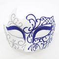 Horn Painted Silver Blue