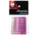 Set di fermagli per capelli glitterati rosa e viola per accessori per capelli - Serie Rosa Rosso Ondulato