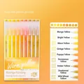 Warm Yellow 9-color stationery gel pen set for journaling and drawing with smooth ink - Warm Yellow 9-Color Set