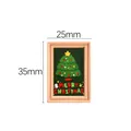 Miniature Christmas tree resin frame with Merry Christmas text for DIY decor - See Size Chart / Christmas Tree Frame