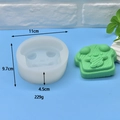 White silicone bread bear toast mold for handmade squeeze toys and baking crafts - Toast Figure (4)