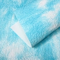 Blue and white crinkled marble texture paper for gift wrapping and floral bouquets - Ink Stone Texture [Blue Ripple] / 40*58cm (5 Sheets)