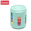 Mintgrüner rotierender Zauberbohnen-Puzzle-Spielzeug in Dosenform mit bunten Perlen - Beutel Grün (4.6*5.3)