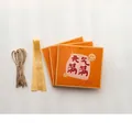 Set de bolsas de regalo naranjas DIY con carita sonriente y cintas decorativas - Bolsa de Regalo ZD5001 Enérgica-M Enérgica (Juego de 3)