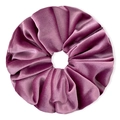 Chic velvet oversized hair scrunchie in purple color with soft velvet texture - Light Purple