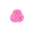 Stampo in silicone rosa con forme di stella marina e pesci per decorazione torte - 1# Rosa (Pesce + Stella marina)