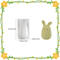 Stampo in silicone a forma di coniglio per candele con dimensioni per creazioni DIY - Silicone / Coniglio Cuore 001