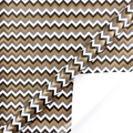 Rotoli di carta da regalo con motivo chevron oro bronzo per eleganti confezioni natalizie - Stile 2 / 50x70cm