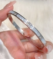 【24】silver Shell Diamond Bracelet