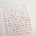 Autocollants à ongles holographiques avec des motifs élégants de nuages traditionnels - M-883 Nuage de Bonheur Laser Holographique (Laser)