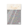 Stickers à ongles 5D ultra-fins avec motifs de fleurs brodées et roses colorées - Style de Jardin Brodé (TO 693)