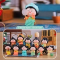 Tang Dynasty style cat figurine blind box featuring ten regular and two hidden cat characters - Tang Niu Palace Music Chart (Whole Box)