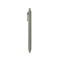 Minimalist macaron gray-green retractable gel pen with matte finish and clip - Morandi Grey