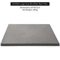 Gray microfiber jewelry display board 45x40cm for necklaces and rings presentation - EC03915 Microfiber Base Plate Large Grey