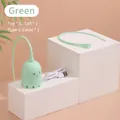 Smart automatic spinning cat toy in mint green color with two detachable tail accessories - Electric Full Set / Emerald