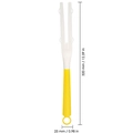 Manual static duster with 320mm long handle in white and yellow for home cleaning - Yellow Short Handle