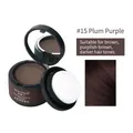 Hairline shadow powder #15 dark plum with mirror and sponge for dark hair - 15# Sauce Purple
