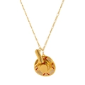 Collana dorata con stivale da cowboy vintage e pendente a cappello smaltato su catena fine - Collana Stivale E Cappello