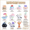 Cute animal crystal stone mini figurines set featuring cat shark and capybara desk decor - Animal Crystal Little Bean Series-Whole Box of 8PCS