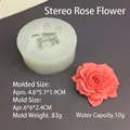 3D καλούπι σιλικόνης τριαντάφυλλο για διακόσμηση τούρτας με ζαχαρόπαστα και σοκολάτα - 3D Καλούπι Τριαντάφυλλου