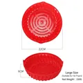 Rivestimento in silicone rosso 22cm per friggitrice ad aria con base a spirale - Gen 2 Rosso 22cm