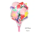 Palloncino in alluminio a forma di bouquet per la festa della mamma, 52x75cm - Bouquet acquerello della festa della mamma
