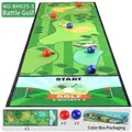 Kids golf battle game mat set with red and blue balls in a colorful display box - Golf