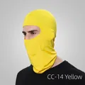 Yellow outdoor balaclava CC-14 windproof face mask for cycling and tactical sun protection - Yellow