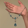 Silber Blau Edelstein Stil
