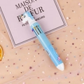 Blue unicorn 10-in-1 multicolor retractable ballpoint pen for students and kids - Blue Unicorn