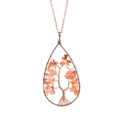 Roter Achat + Kette