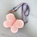 Papillon simple face / 14x4x10.5cm / Rose