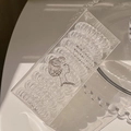 Clear spiral hair ties set in a transparent box, durable TPU material for women - 9Pcs【Bagged】 / Clear
