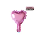 5-inch heart-shaped balloon in pearlescent pink for wedding and party decoration - 5-inch Heart Pearl Pink
