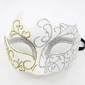 Horn Painted Gold Silver A