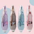 Pen-style correction tape 4-pack in Morandi colors purple, grey, blue, and pink - Cartoon Style 4-Color Set