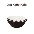 Pirottini per muffin a forma di fiore marrone scuro con interno bianco per torte da forno - 50 Pezzi / Caffè scuro