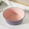 Extra large pink and purple contrast washbasin 33cm diameter for face and laundry - Pink & Purple - XL