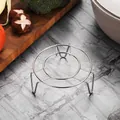 Support de cuisson vapeur en acier inoxydable de 140 mm de diamètre et 65 mm de hauteur - Fil 2,3mm 14# Haut (Diam 14cm/Haut 6,5cm)