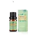 Organic Neroli essential oil in 10ml amber glass bottle with botanical gift box - Neroli Oil