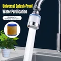 Filtro universale rotante per rubinetto con spruzzatore a 360 gradi e depuratore d'acqua - Filtro per Rubinetto Completamente Cromato