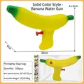 Funny yellow banana shape water gun toy for kids outdoor summer water battle play - Solid Color Style (Yellow)