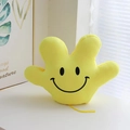 Gelbe Plüsch-Handpuppe mit Smiley-Gesicht und Kordel für Tanzaufführungen und Spaß - 25*35cm(0.25kg) / Gelb